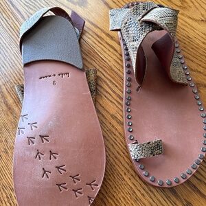 Beek sandals. Size 9